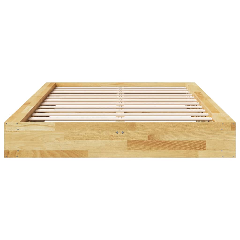 Struttura Letto Senza Materasso 120x190 cm in Legno di Rovere | homemem39