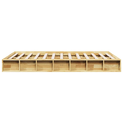 Struttura Letto Senza Materasso 120x190 cm in Legno di Rovere | homemem39