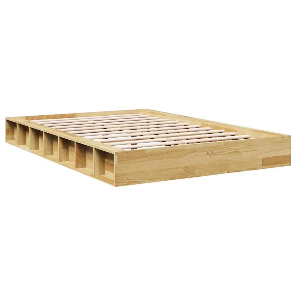 Struttura Letto Senza Materasso 120x190 cm in Legno di Rovere | homemem39