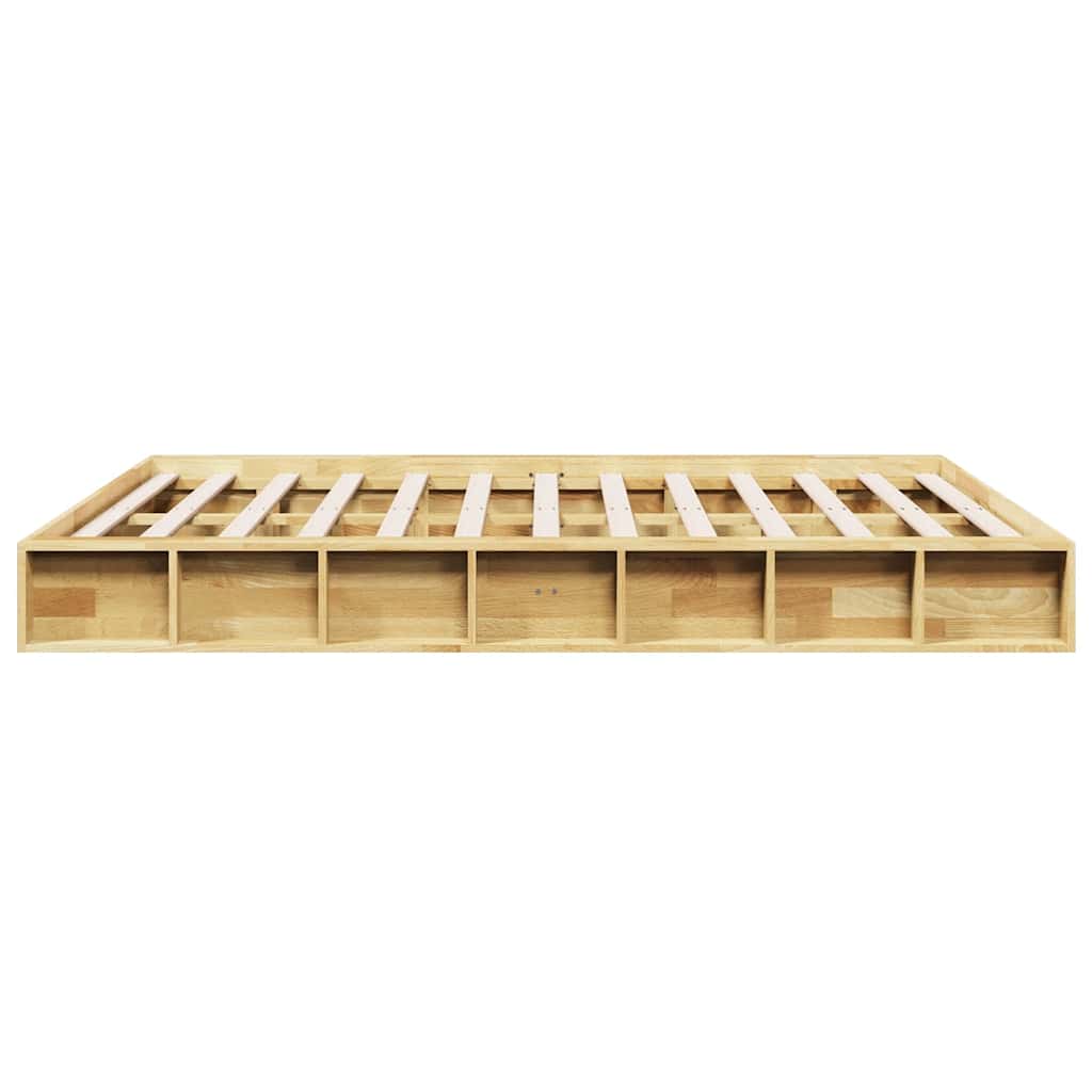Struttura Letto Senza Materasso 135x190 cm in Legno di Rovere | homemem39