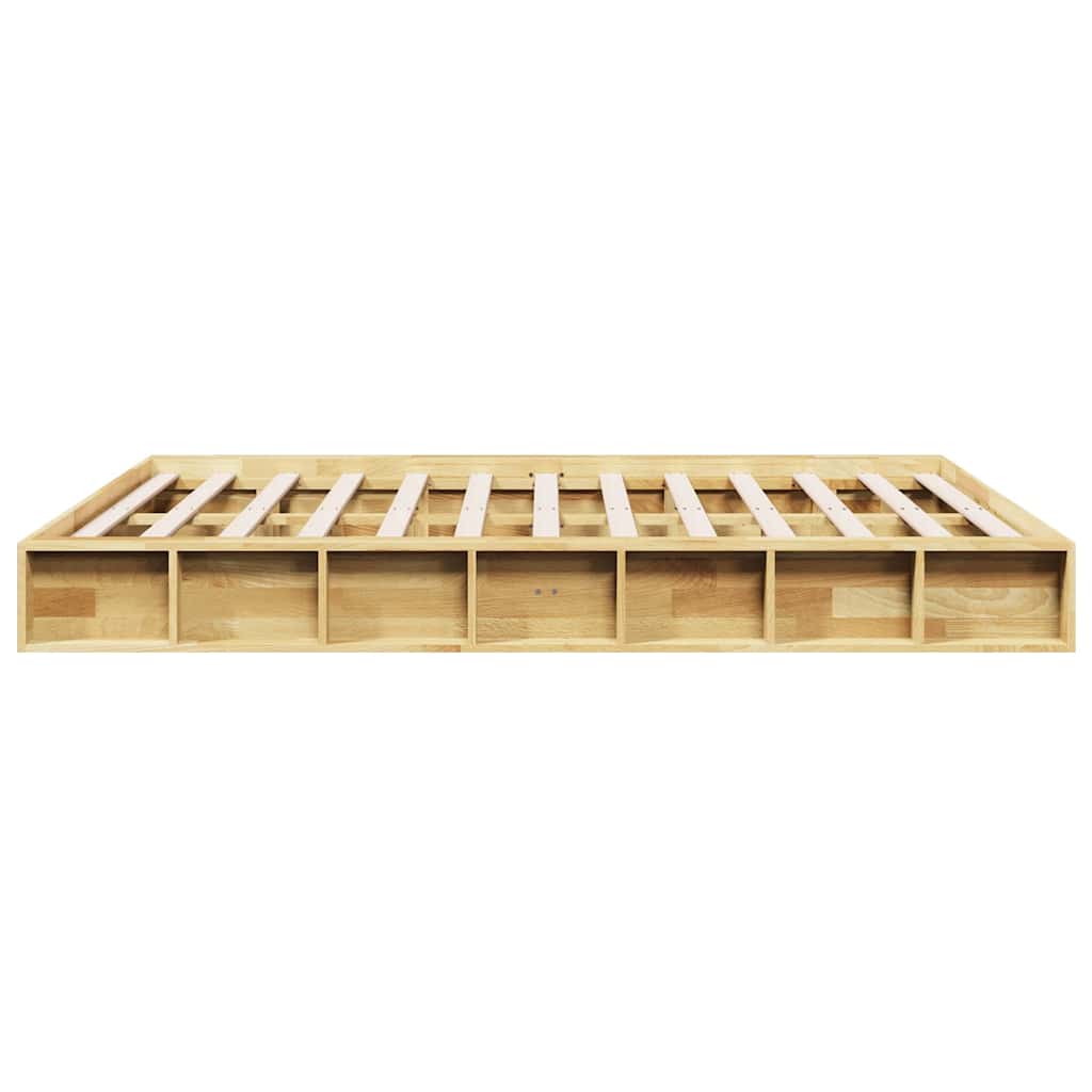 Struttura Letto Senza Materasso 140x190 cm in Legno di Rovere | homemem39