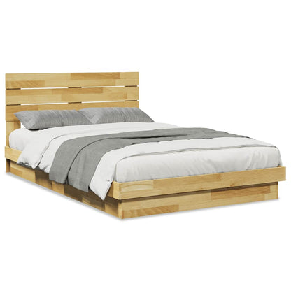Struttura Letto con Testiera senza Materasso 120x190 cm - homemem39