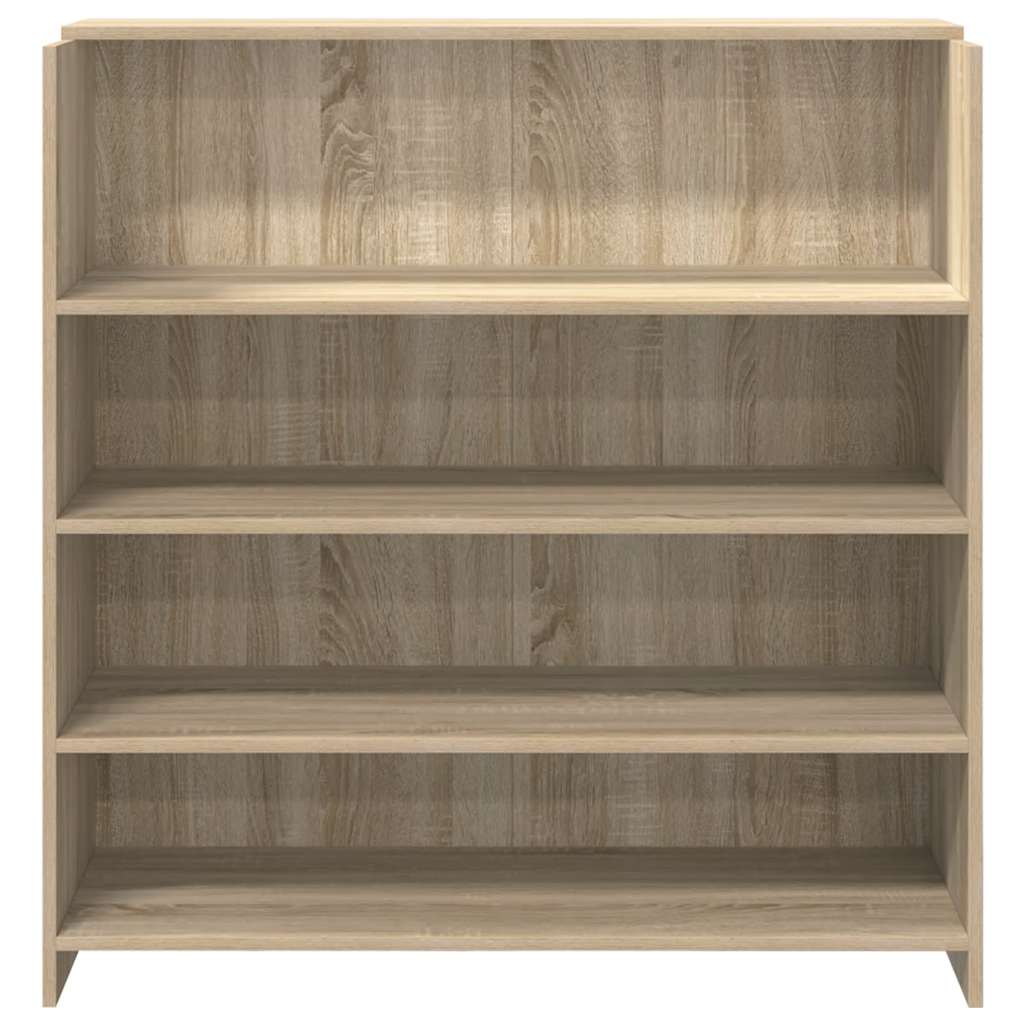 Scrivania per Reception Rovere Sonoma 100x50x103,5 cm in Legno Massello