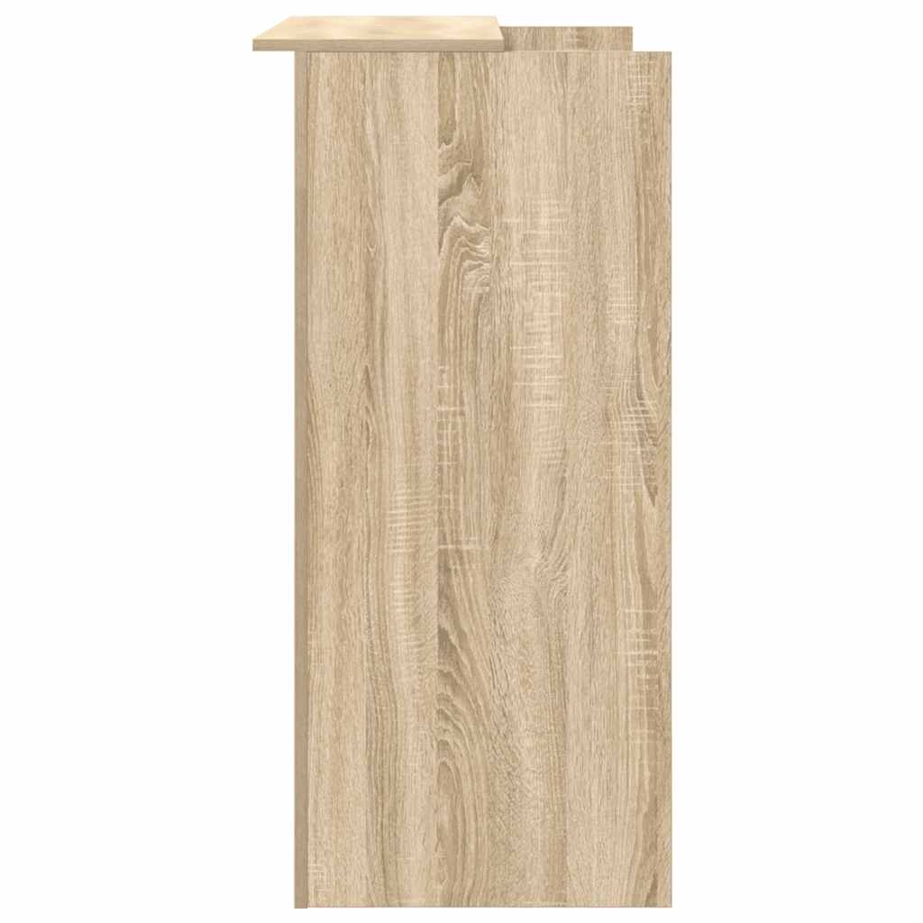 Scrivania per Reception Rovere Sonoma 100x50x103,5 cm in Legno Massello | homemem39