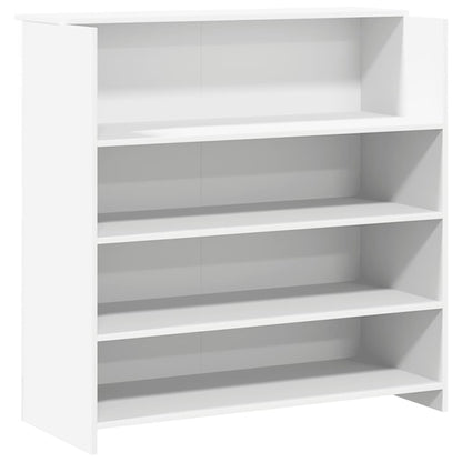 Banco Reception Bianco 180x50x103,5 cm in Legno Multistrato
