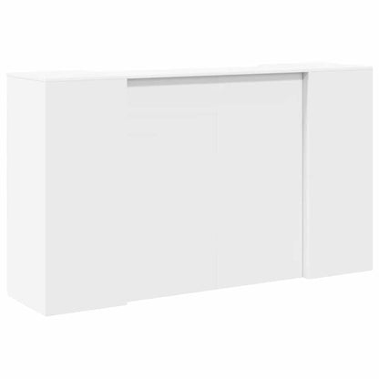 Banco Reception Bianco 180x50x103,5 cm in Legno Multistrato