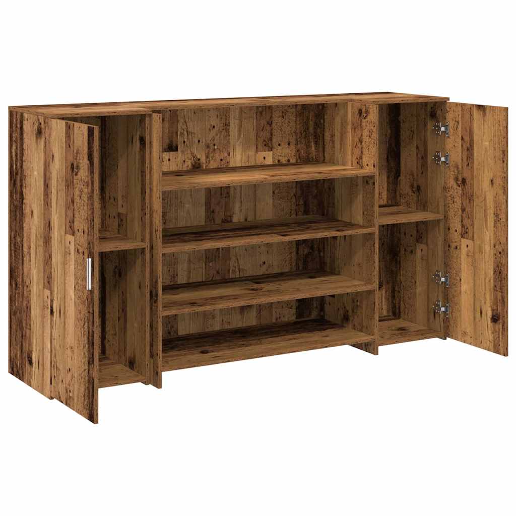 Banco Reception Legno Antico 180x50x103,5 cm Legno Multistrato