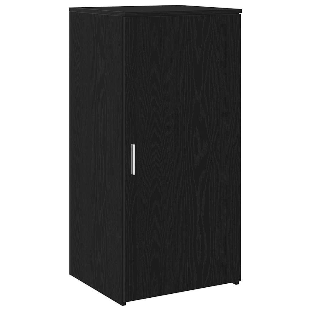 Scrivania per Reception Rovere Nero 200x50x103,5 cm in Legno Massello di Argilla | homemem39