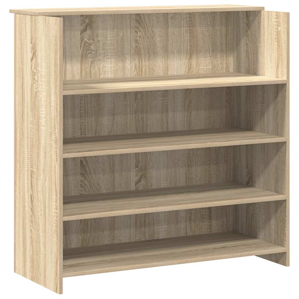 Banco Reception Rovere Sonoma 200x50x103,5 cm Legno Multistrato | homemem39