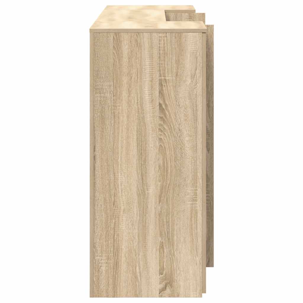 Banco Reception Rovere Sonoma 200x50x103,5 cm Legno Multistrato | homemem39