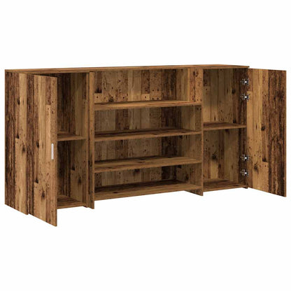 Banco Reception Legno Vecchio 200x50x103,5 cm Legno Multistrato | homemem39