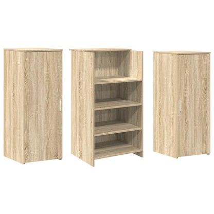 Banco Reception Rovere Sonoma 135x50x103,5 cm Legno Multistrato | homemem39