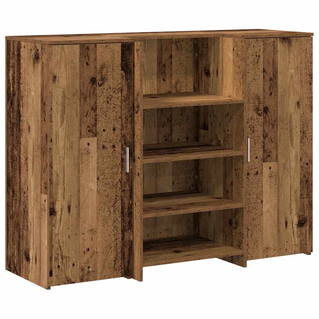 Banco Reception Legno Vecchio 135x50x103,5 cm Legno Multistrato - homemem39