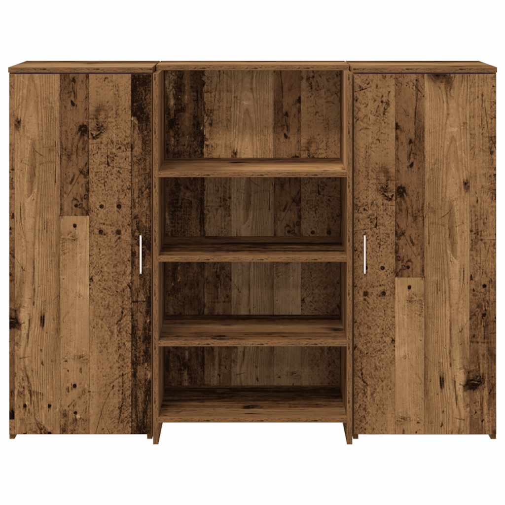 Banco Reception Legno Vecchio 135x50x103,5 cm Legno Multistrato - homemem39
