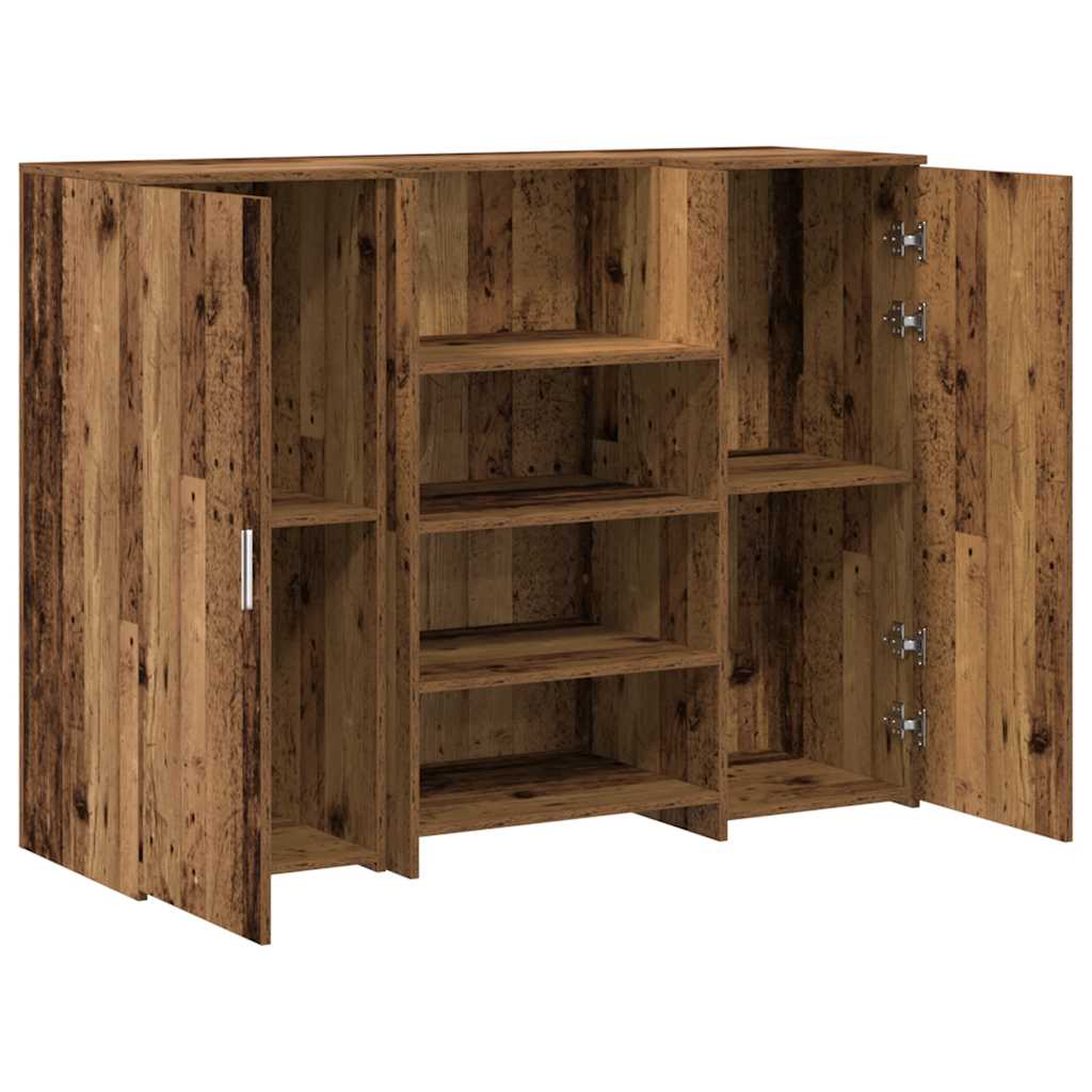 Banco Reception Legno Vecchio 135x50x103,5 cm Legno Multistrato