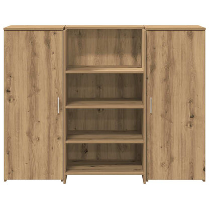 Banco Reception Rovere Artigianale 135x50x103,5cm in Truciolato - homemem39