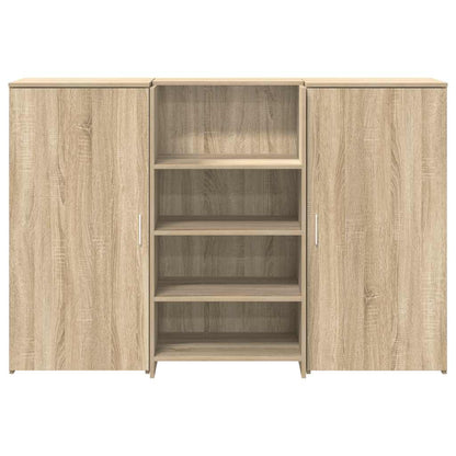 Banco Reception Rovere Sonoma 155x50x103,5 cm Legno Multistrato | homemem39
