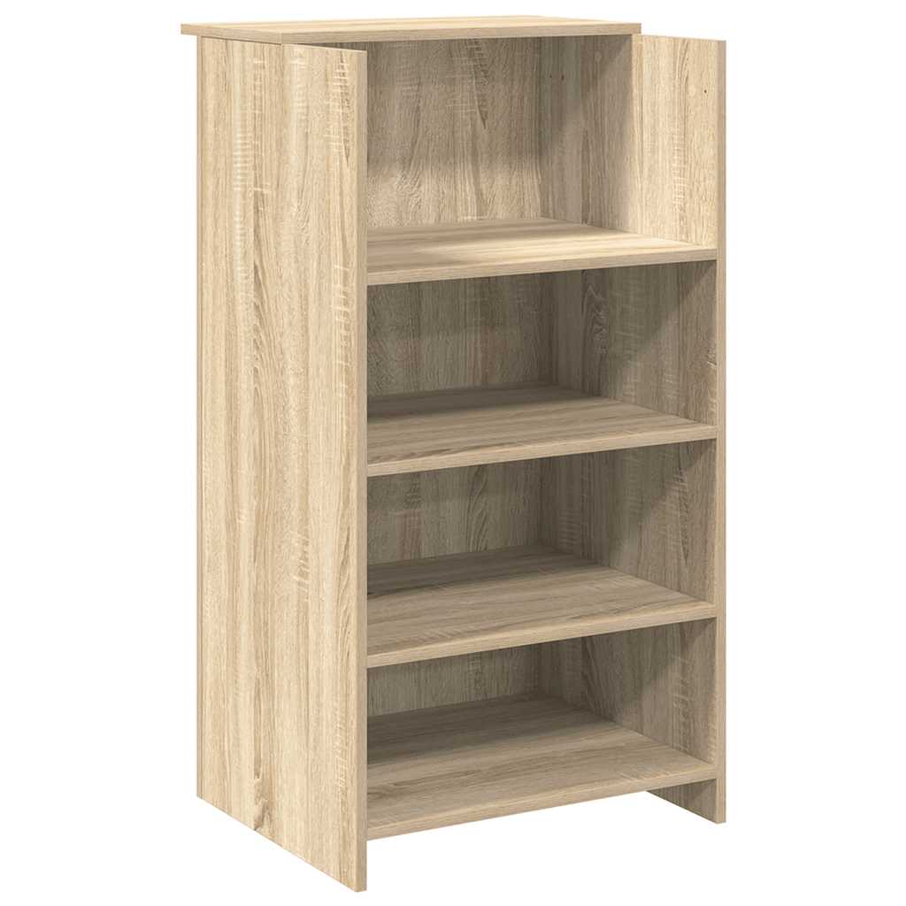 Banco Reception Rovere Sonoma 155x50x103,5 cm Legno Multistrato | homemem39