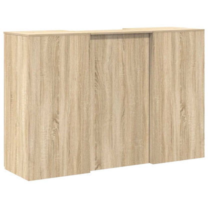 Banco Reception Rovere Sonoma 155x50x103,5 cm Legno Multistrato | homemem39