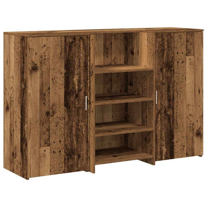 Banco Reception Legno Antico 155x50x103,5 cm Legno Multistrato | homemem39