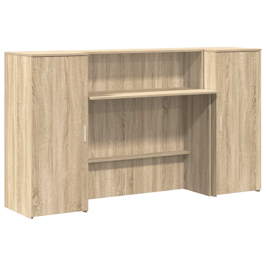 Banco Reception Rovere Sonoma 180x50x103,5 cm Legno Multistrato
