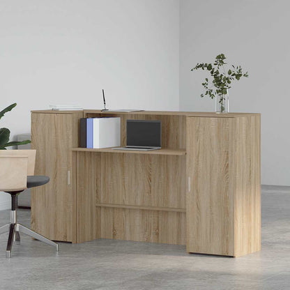 Banco Reception Rovere Sonoma 180x50x103,5 cm Legno Multistrato | homemem39