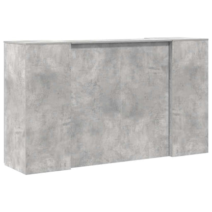 Banco Reception Grigio Cemento 180x50x103,5cm Legno Multistrato | homemem39