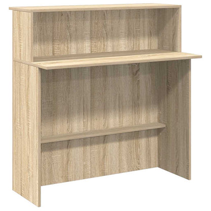 Banco Reception Rovere Sonoma 200x50x103,5 cm Legno Multistrato
