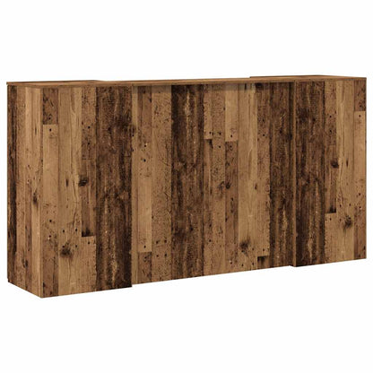 Banco Reception Legno Vecchio 200x50x103,5 cm Legno Multistrato