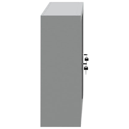 Mobile per Attrezzi con blocco Nero e grigio 100 x 20 x 55 cm