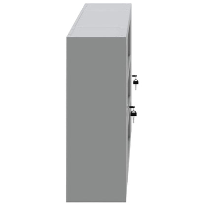 Mobile per attrezzi con blocco Nero e Grigio 150 x 20 x 55 cm | homemem39