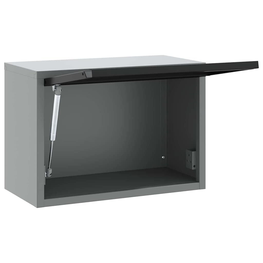 Mobile per attrezzi Nero e Grigio 50 x 25 x 35 cm | homemem39