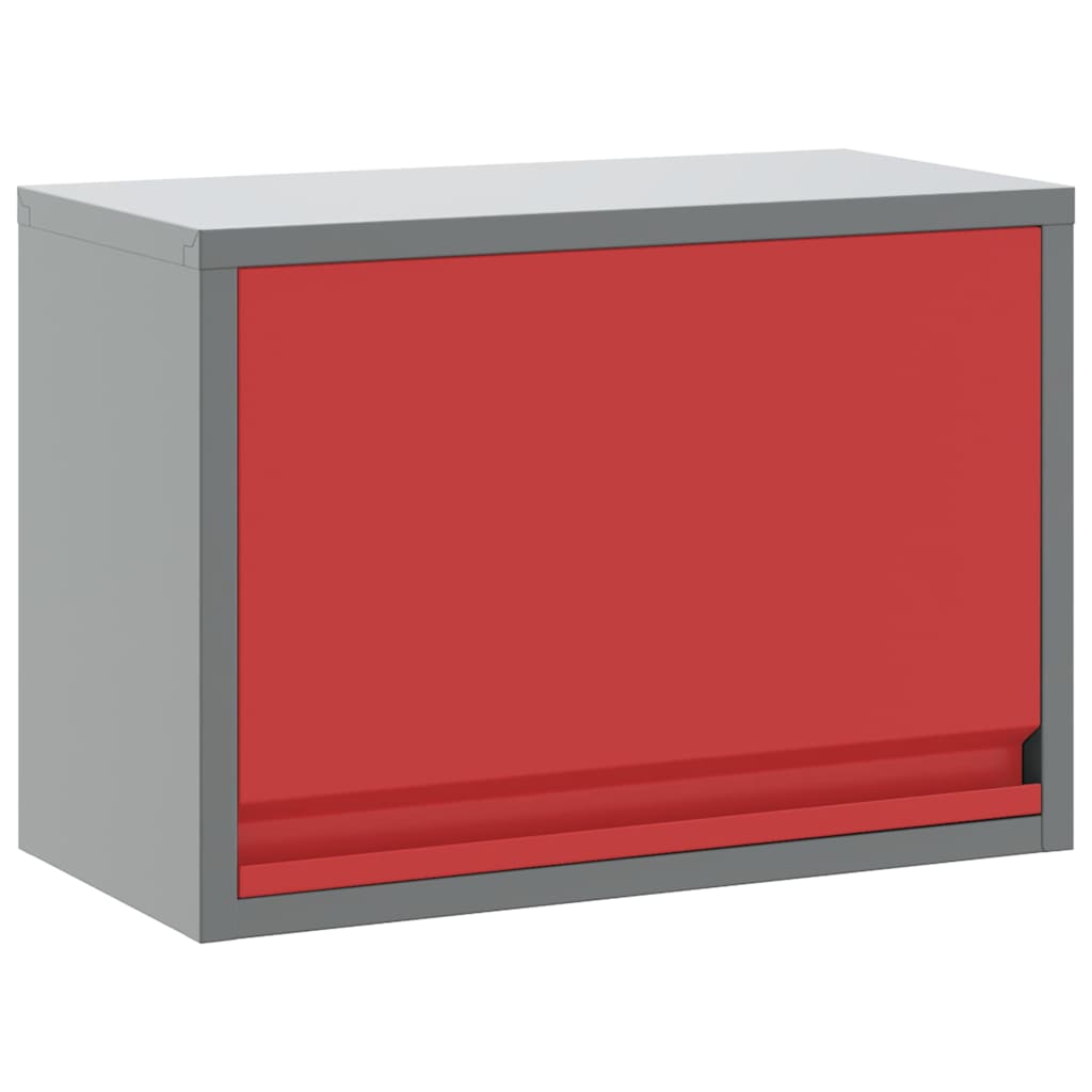 Mobile per attrezzi Rosso e Grigio 50 x 25 x 35 cm | homemem39