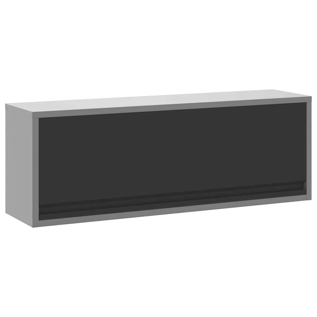 Mobile per attrezzi Nero e Grigio 100 x 25 x 35 cm | homemem39