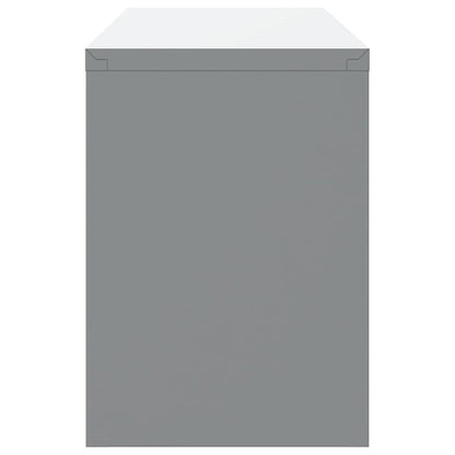 Mobile per attrezzi Nero e Grigio 100 x 25 x 35 cm | homemem39
