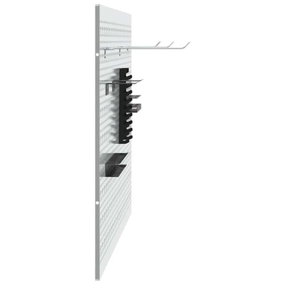 Pannello per attrezzi 2 pcs Grigio 100 x 1 x 60 cm