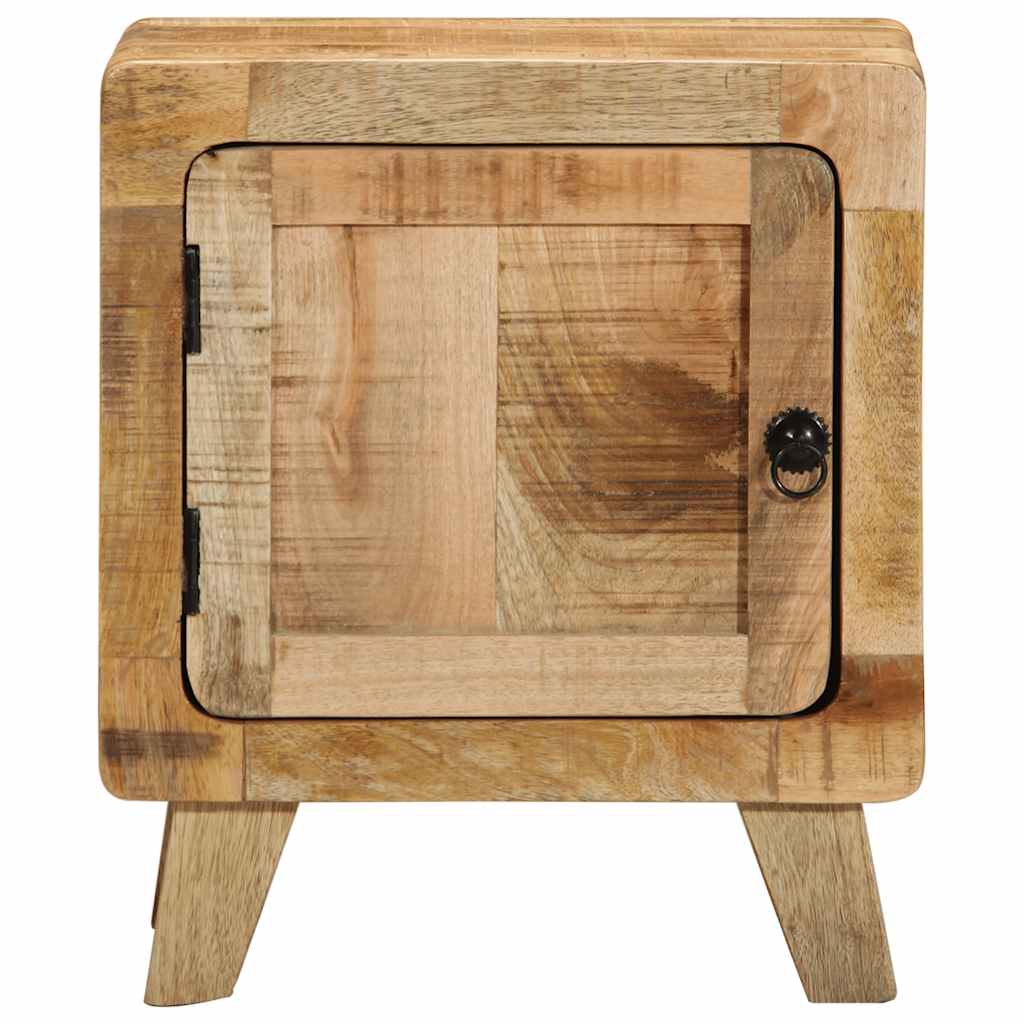 Comodini 2pz 40x32x46 cm in Legno Massello di Mango Grezzo - homemem39