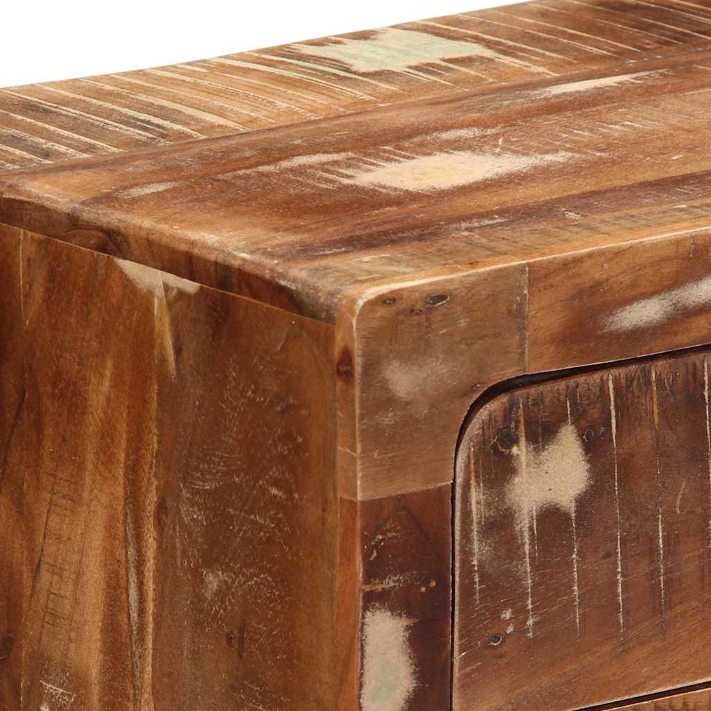 Comodini 2pz 40x32x46 cm in Legno Massello di Recupero - homemem39