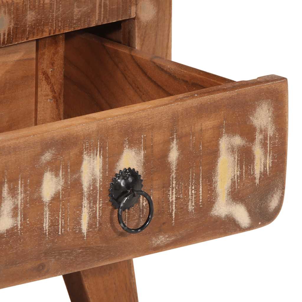 Comodini 2pz 40x32x46 cm in Legno Massello di Recupero - homemem39