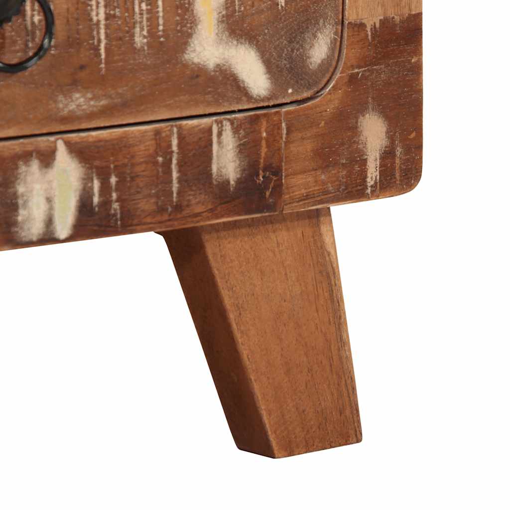 Comodini 2pz 40x32x46 cm in Legno Massello di Recupero - homemem39