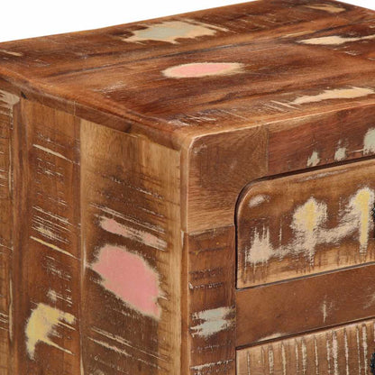 Comodini 2pz 37x32x50 cm in Legno Massello di Recupero - homemem39