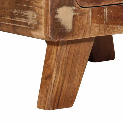 Comodini 2pz 37x32x50 cm in Legno Massello di Recupero - homemem39