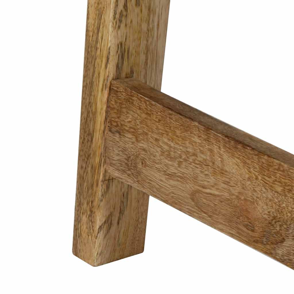Tavolo Consolle 90x32x75 cm in Legno Massello di Mango Grezzo | homemem39
