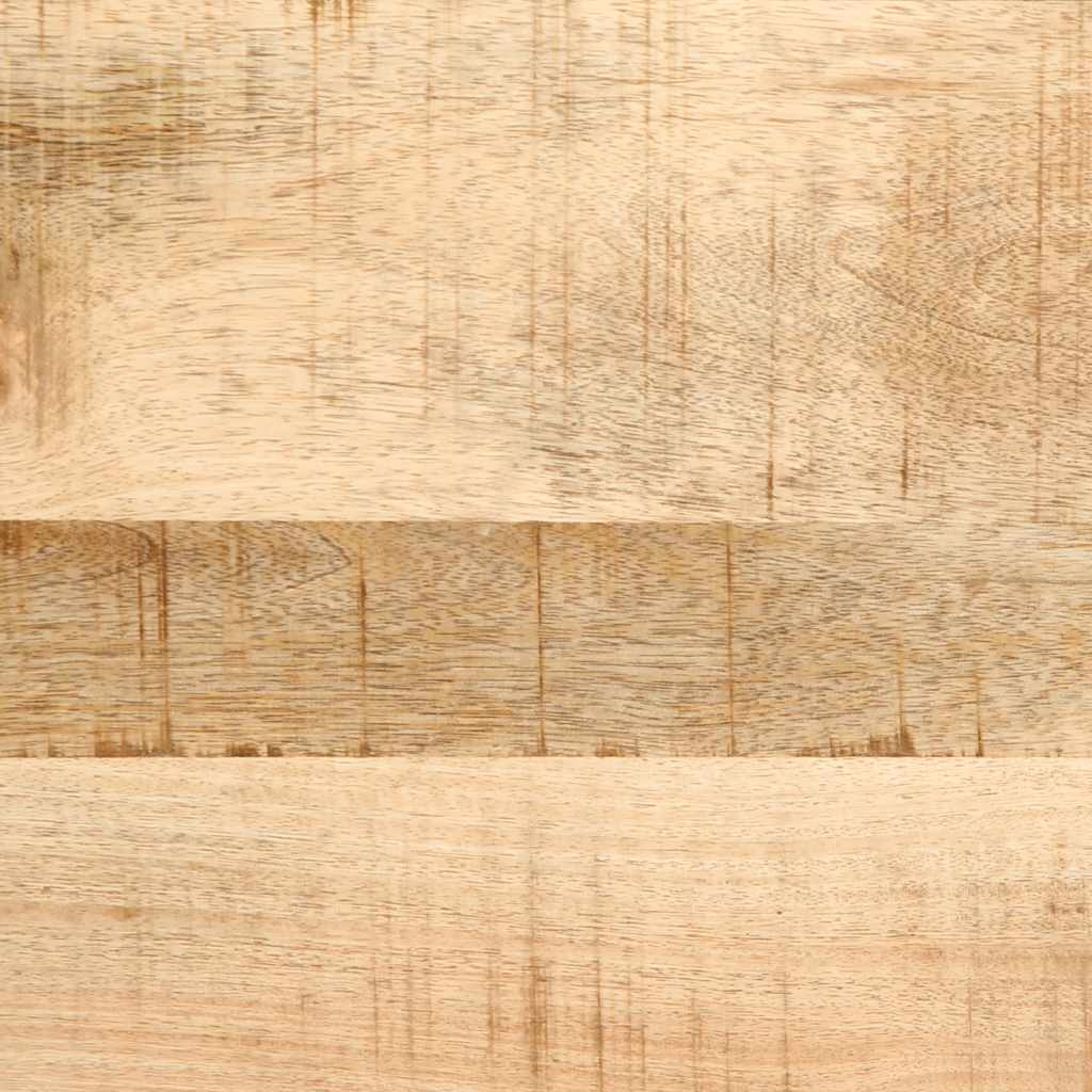 Tavolo Consolle 90x32x75 cm in Legno Massello di Mango Grezzo | homemem39