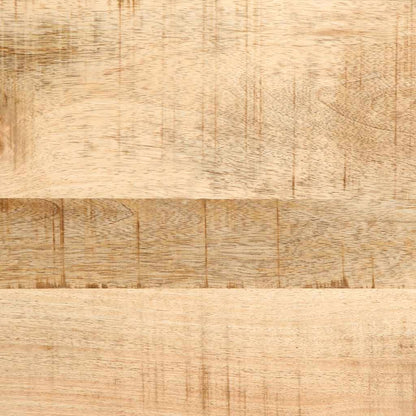 Tavolo Consolle 90x32x75 cm in Legno Massello di Mango Grezzo | homemem39
