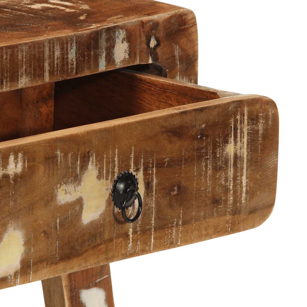 Tavolo Consolle 90x32x75 cm in Legno Massello di Recupero - homemem39