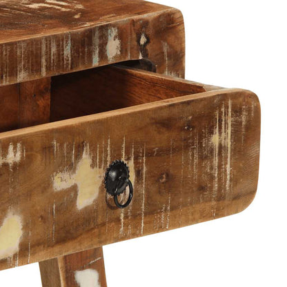 Tavolo Consolle 90x32x75 cm in Legno Massello di Recupero - homemem39