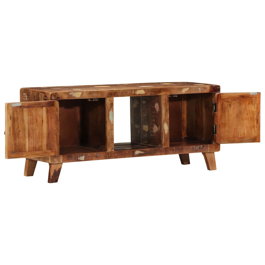 Mobile Porta TV 105x46x32 cm in Legno Massello di Recupero - homemem39