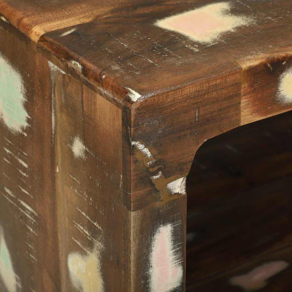 Tavolino da salotto 90 x 50 x 35 cm Legno Recuperato Massello | homemem39