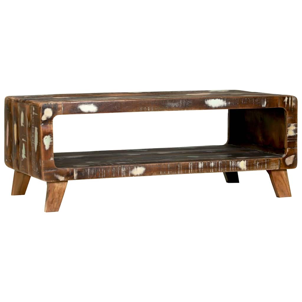 Tavolino da salotto 90 x 50 x 35 cm Legno Recuperato Massello | homemem39